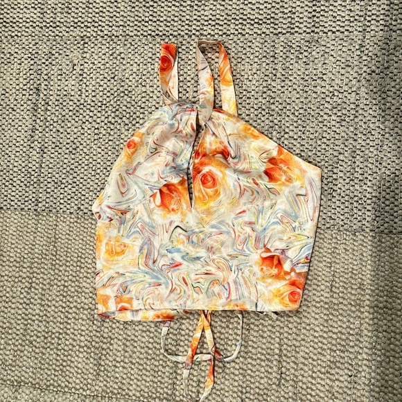 Multi colored halter top. - Picture 1 of 3